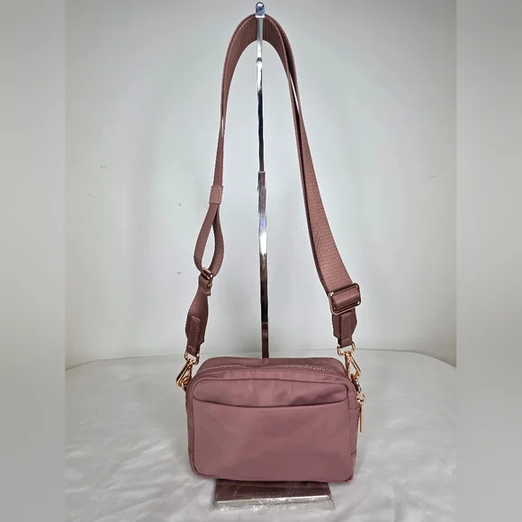 lululemon athletica Red Clay/sheer Oak Copper Hardware Crossbody Camera Bag - Picture 3 of 11